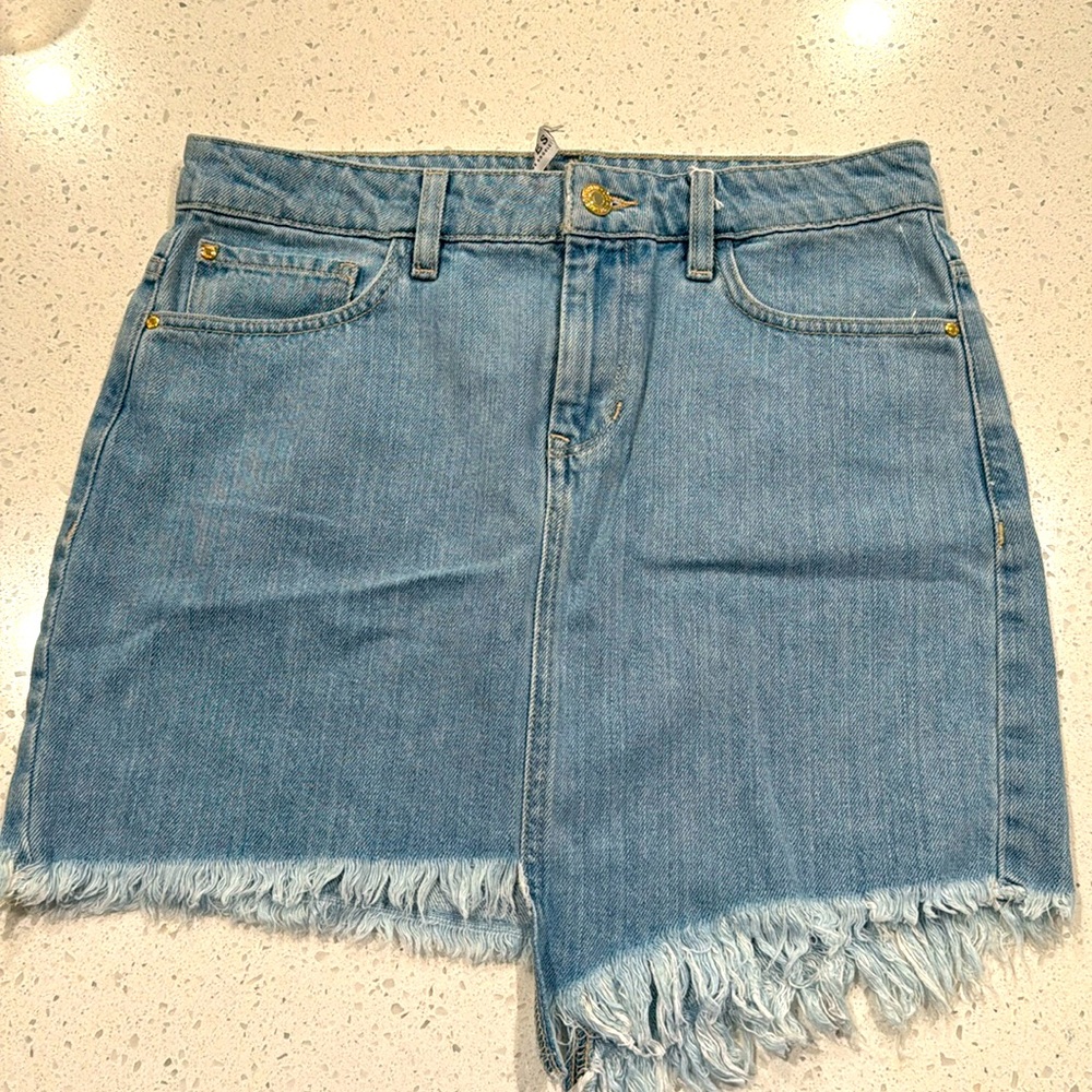 Size 2, denim, Guess skirt.